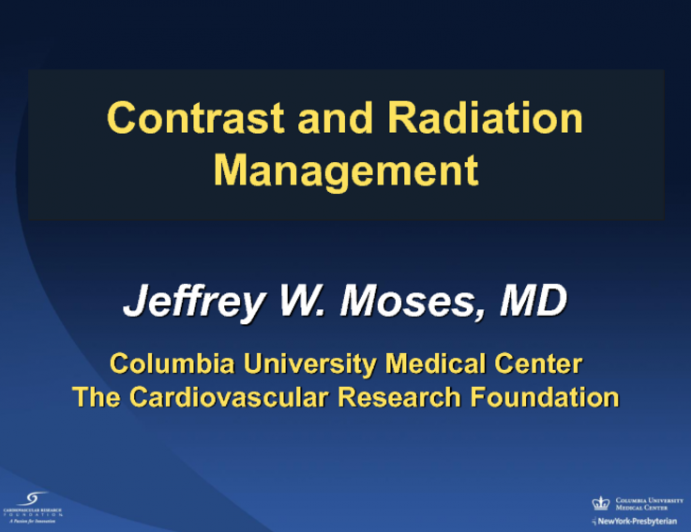 Contrast and Radiation Management