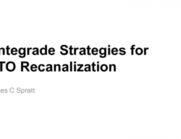 Antegrade Strategies for CTO Recanalization