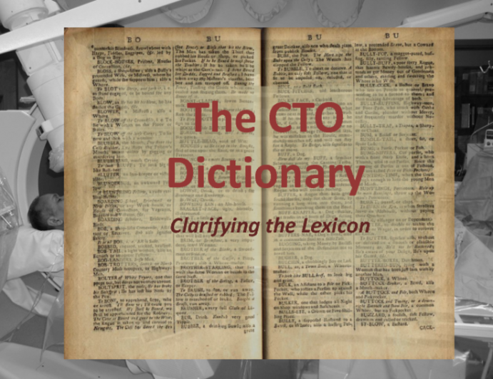 The Contemporary CTO-PCI Dictionary
