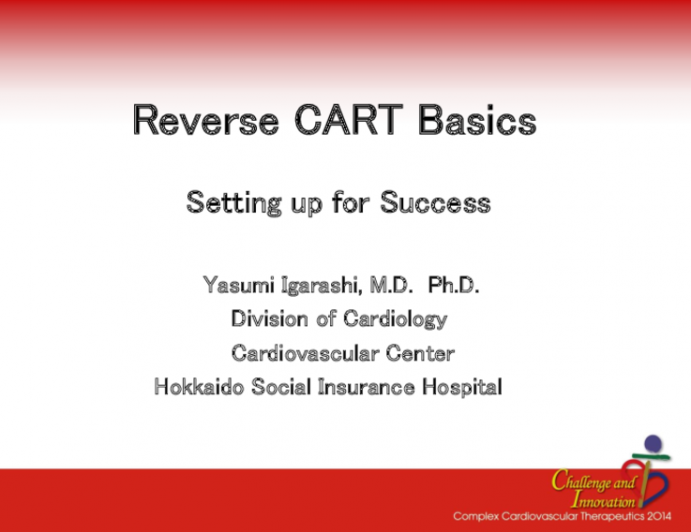 Reverse CART Trouble Shooting: Setting up for Success