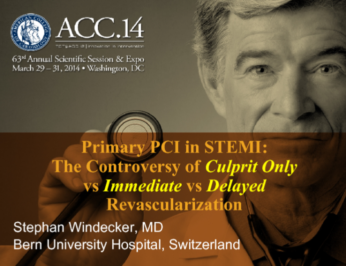 Primary PCI in STEMI: The Controversy of Culprit Only vs Immediate vs Delayed Revascularization