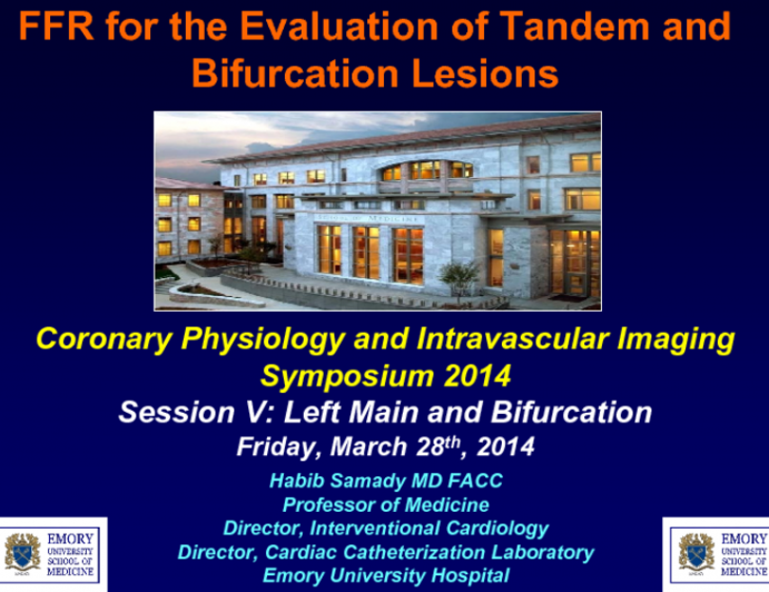 FFR for the Evaluation of Tandem and Bifurcation Lesions