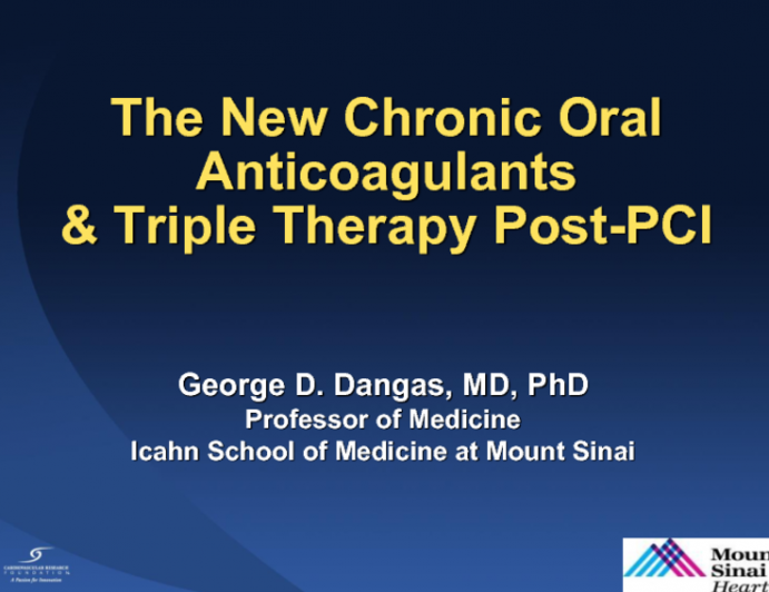 Navigating the New Oral Anticoagulants and How to Deal with Triple Therapy