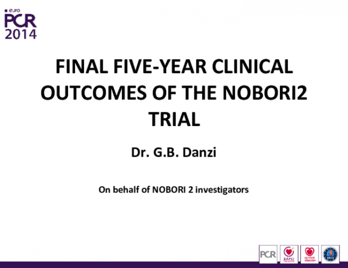 Final Five Year Outcomes of the NOBORI2 Trial