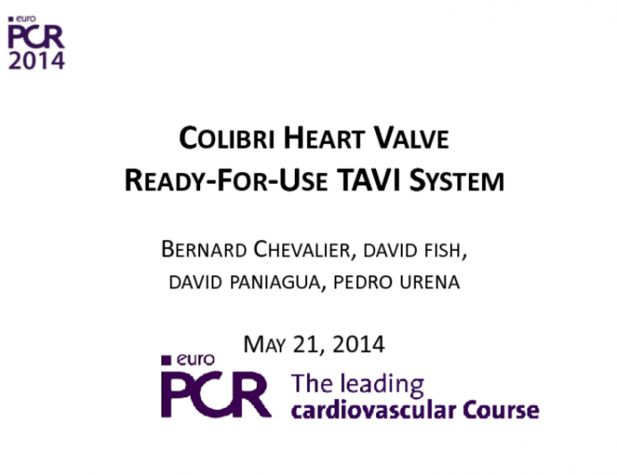 The COLIBRI TAVR System