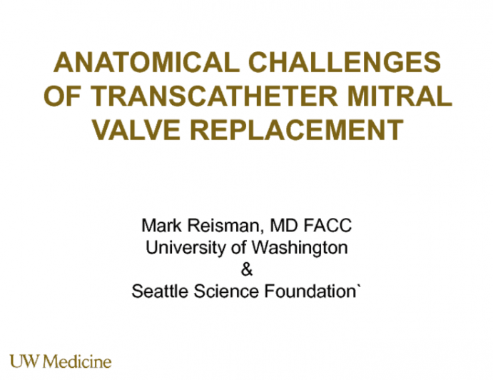 Anatomical Challenges of TMVR