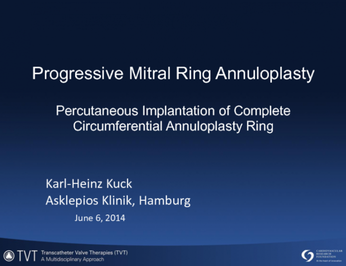 Cardiac Implant Percutaneous Complete Annuloplasty Ring