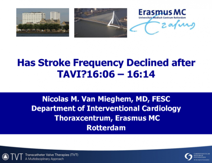 Has Stroke Frequency Declined After TAVR?