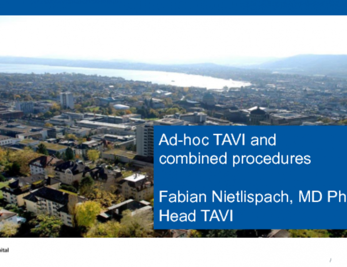 Ad Hoc TAVI, Coronary Stenting, and LAA Closure