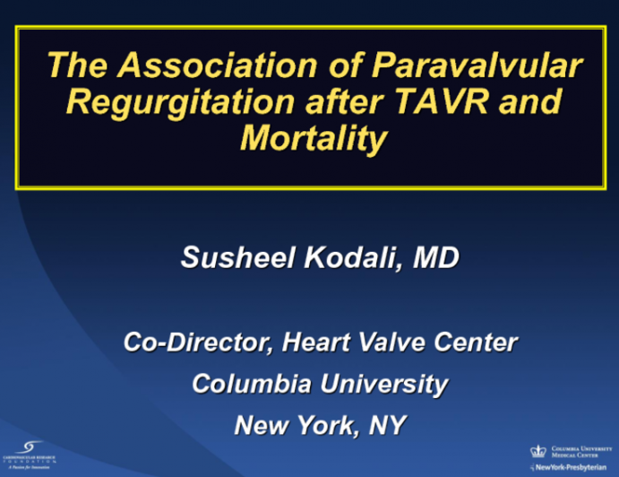 The Association of Paravalvular Regurgitation After TAVR and Subsequent Mortality: Comprehensive Review of the Literature and Observations from PARTNER