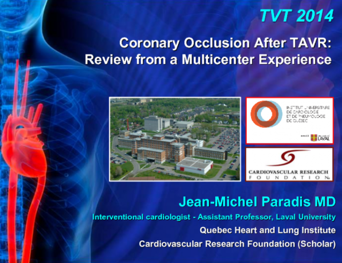 Coronary Occlusion After TAVR: Review from a Multicenter Experience