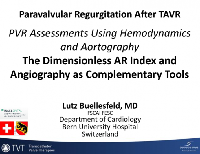 PVR Assessments Using Hemodynamics and Aortography: The Dimensionless AR Index and Angiography as Complementary Tools