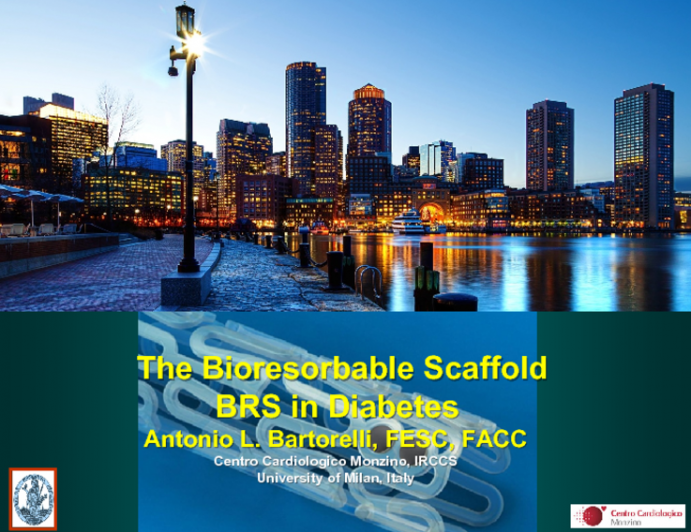 The Bioresorbable Scaffold BRS in Diabetes