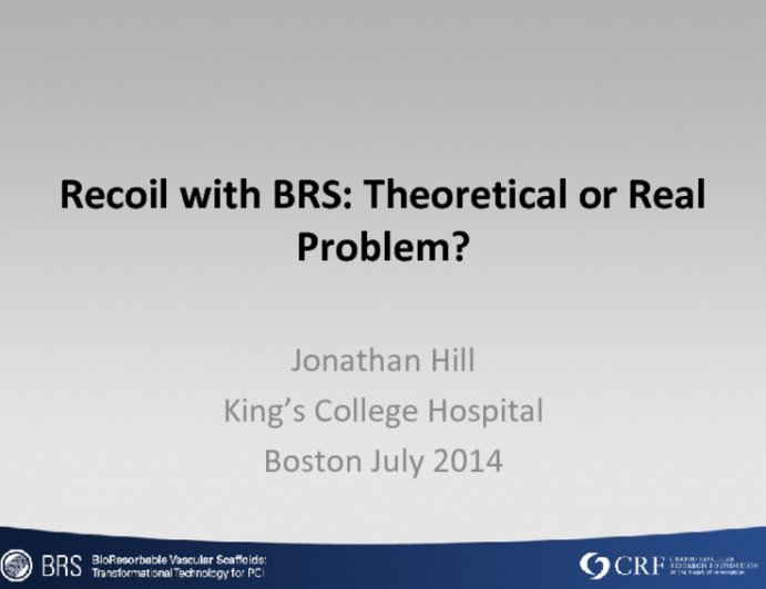 Recoil with BRS: Theoretical or Real Problem?