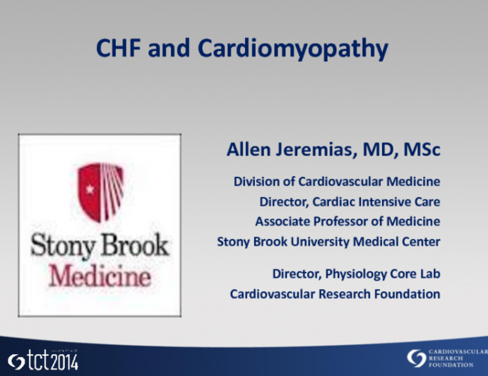 CHF and Cardiomyopathy