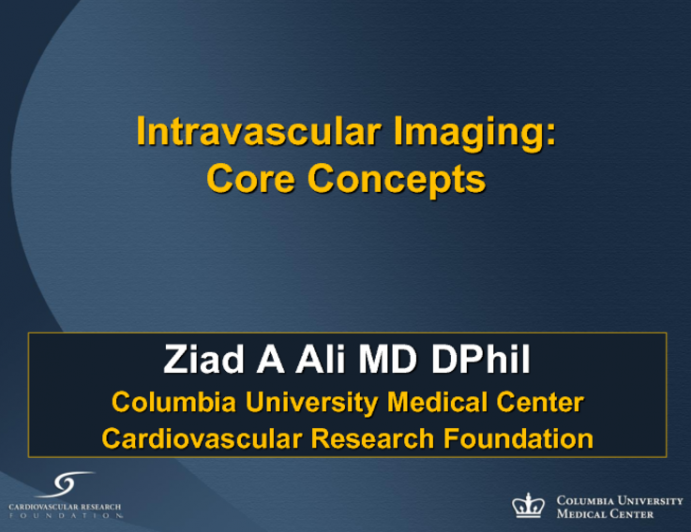 Intravascular Imaging: Core Concepts