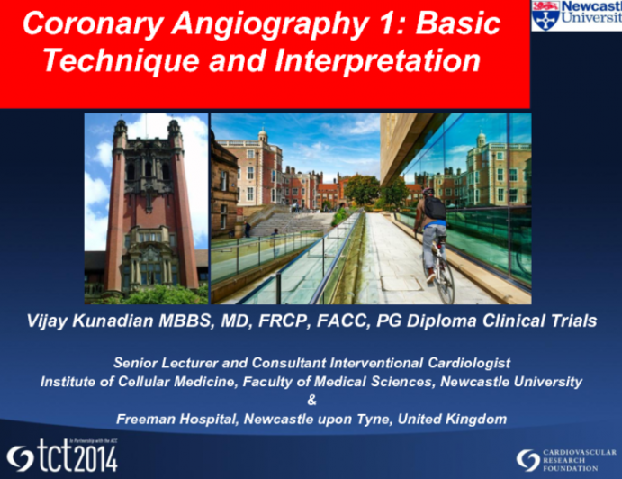 Coronary Angiography I: Basic Technique and Interpretation