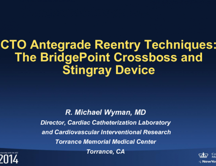 The Bridgepoint CrossBoss and Stingray Device