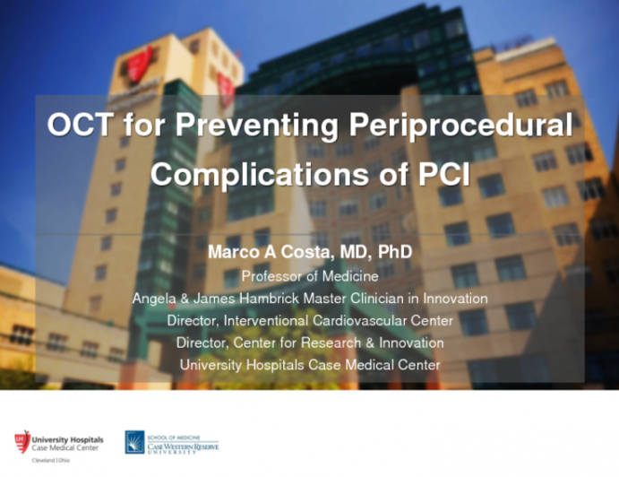 OCT for Preventing Periprocedural Complications of PCI