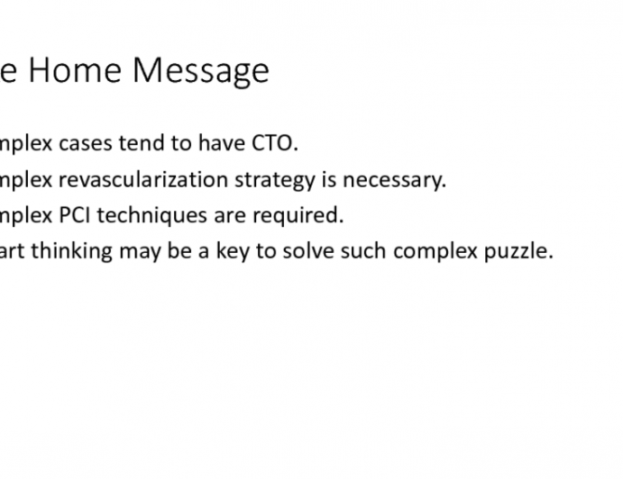 Consensus and Take-home Messages