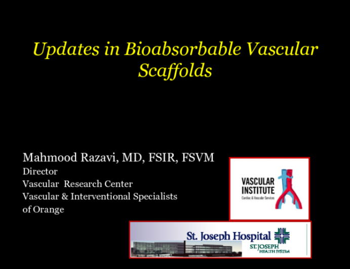 Bioresorbable Scaffolds: Status Update and Potential Role in Femoropopliteal Disease