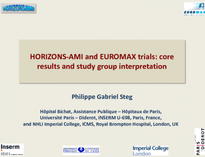 EUROMAX and HORIZONS-AMI: Core Results and Study Group Interpretation