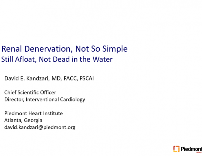 Negatory: There are Logical Reasons for Why Renal Artery Denervation Failed in SIMPLICITY HTN-3!