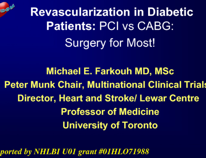 PCI vs CABG: Surgery for Most!