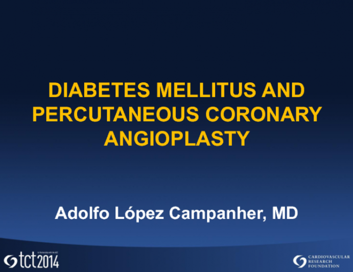 Case Presentation #1: The Diabetic Patient Needing Revascularization