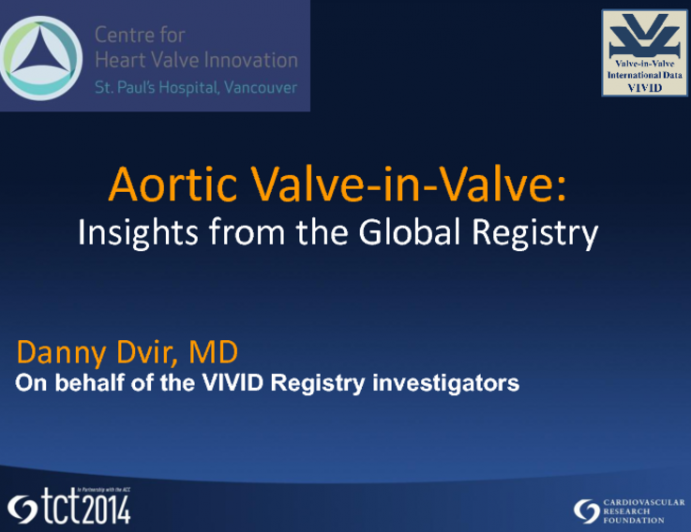 Lessons from the Global Valve-in-Valve Registry