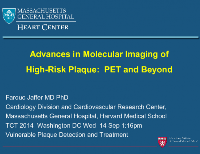 Advances in Molecular Imaging of High-Risk Plaque: PET and Beyond