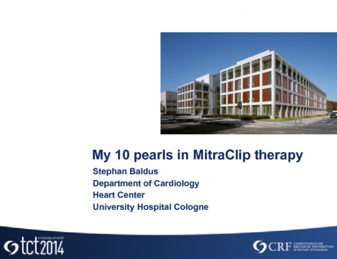 Top Ten Pearls for MitraClip Procedural Success