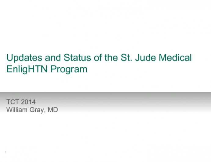 Updates and Status of the St. Jude EnligHTN Program