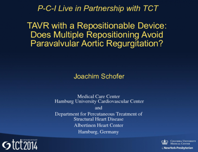 Case #1: TAVR with a Repositionable Device: Does Multiple Repositioning Avoid Paravalvular Aortic Regurgitation?