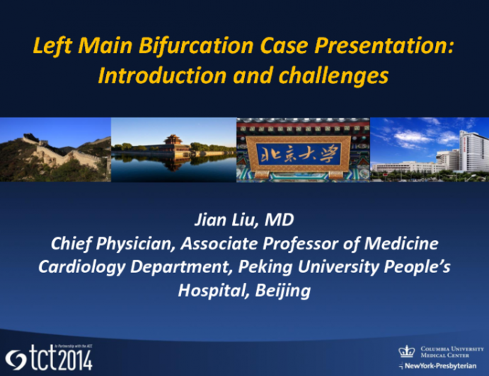 Left Main Bifurcation Case Presentation: Introduction and Challenges