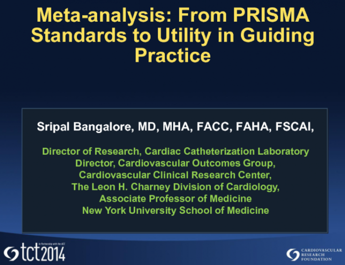 Meta-analysis: From PRISMA Standards to Utility in Guiding Practice