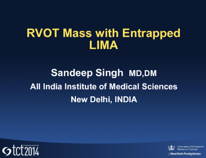 Case #9: Post-CABG RVOT Obstruction and LIMA Entrapment