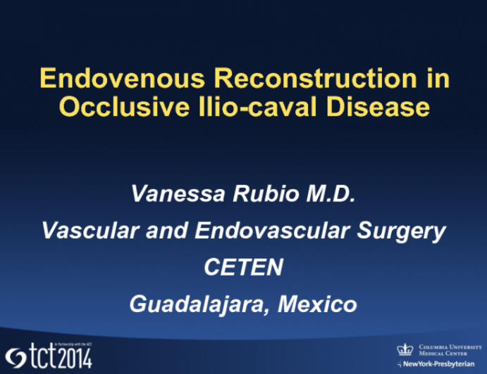 Endovenous Reconstruction of Occlusive Iliocaval Disease