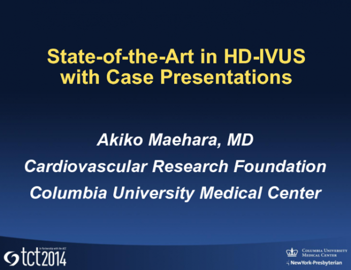 Invited Lecture: State-of-the-Art in HD-IVUS with Case Presentations