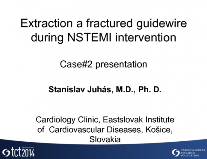 Case #2: Extraction of a Fractured Guidewire During NSTEMI Intervention