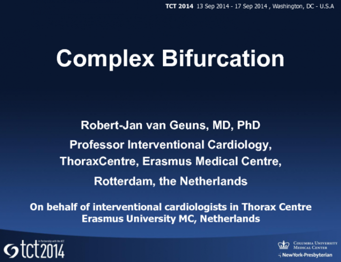 Case #4: BRS in a Complex Bifurcation