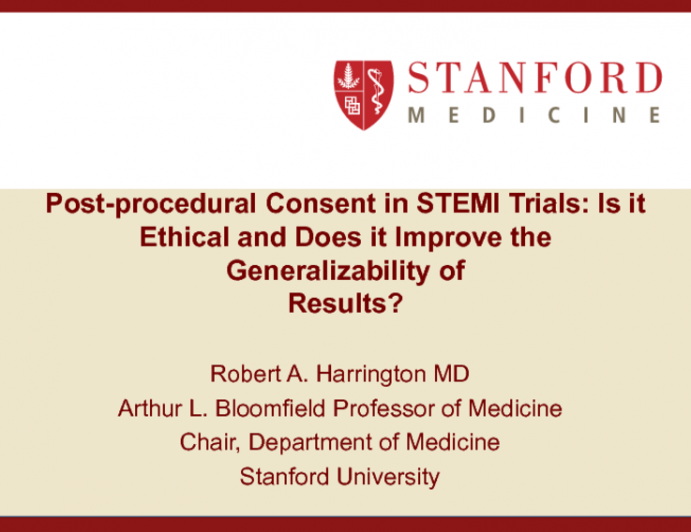 Yes: In Select Trials When the Patient Is Stable, Postprocedural Consent Optimizes Understanding and Enrollment!