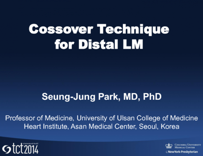Case #1: Crossover Technique for Distal LM