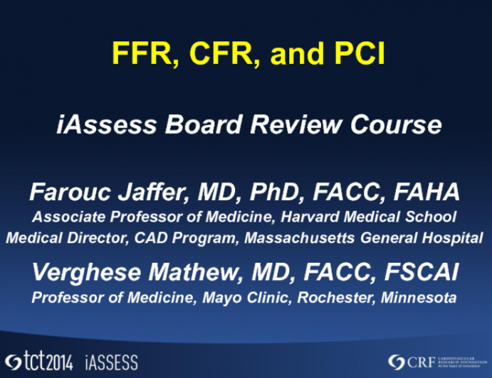 FFR, CFR, and PCI