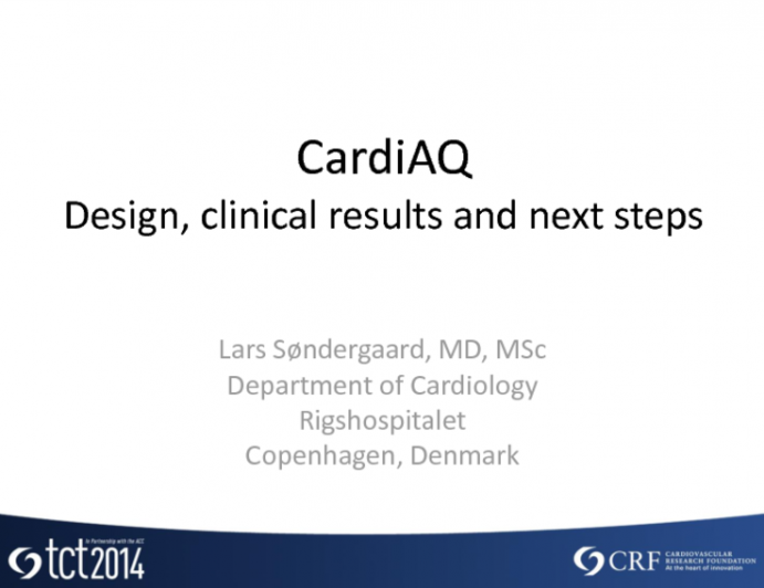 CardiaQ: Design, Clinical Results, and Next Steps