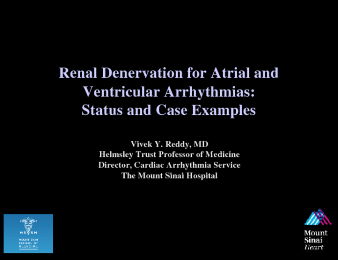 Renal Denervation for Atrial and Ventricular Arrhythmias: Status and Case Examples