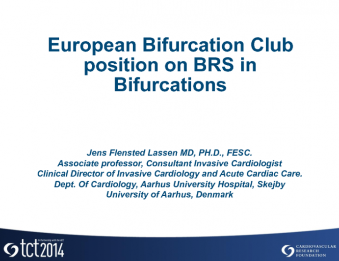 European Bifurcation Club Position on BRS in Bifurcations