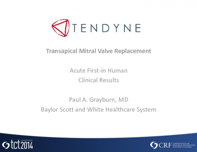 Tendyne: Design, Clinical Results, and Next Steps