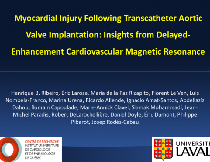 Myocardial Injury Following Transcatheter Aortic Valve Implantation:  Insights from Delayed-Enhancement Cardiovascular Magnetic Resonance_