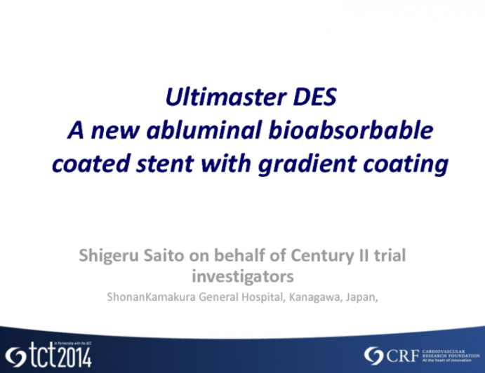 Cobalt-Chromium Sirolimus-Eluting Platforms VI: Ultimaster